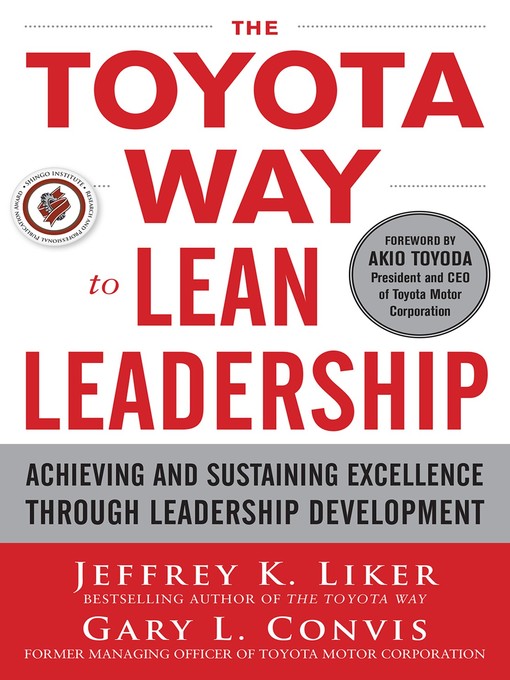 Cover image for The Toyota Way to Lean Leadership
